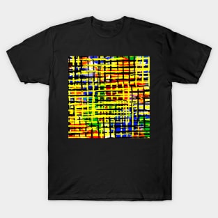 Lined Rainbow Watercolor T-Shirt